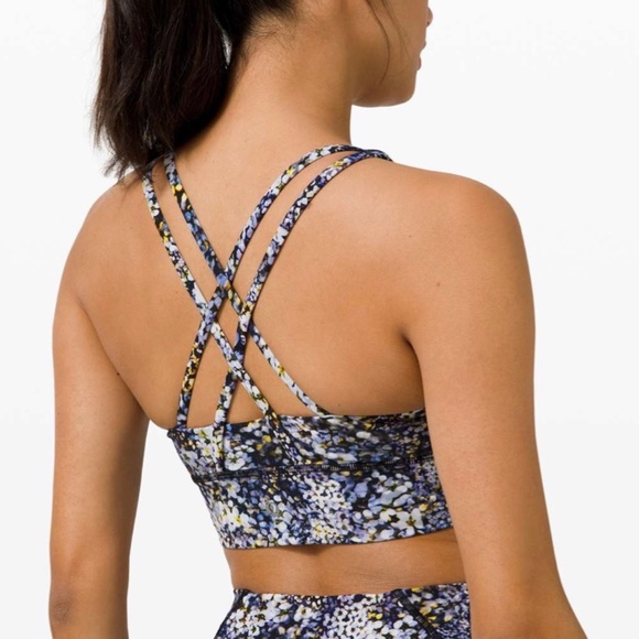 Lululemon Energy Bra Size 12 Floral Metropolis Multi - Picture 1 of 6